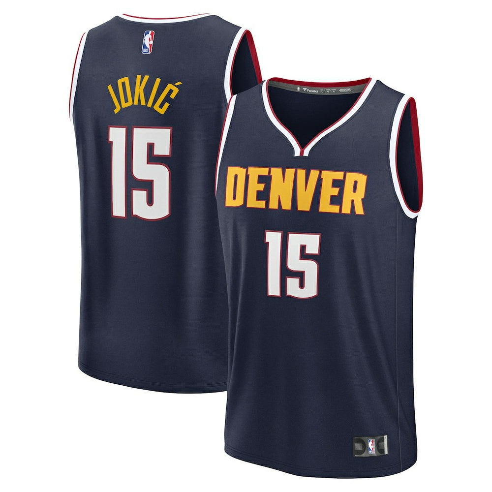 Nikola Jokic Denver Nuggets Youth Fast Break Replica Player Jersey sale Online