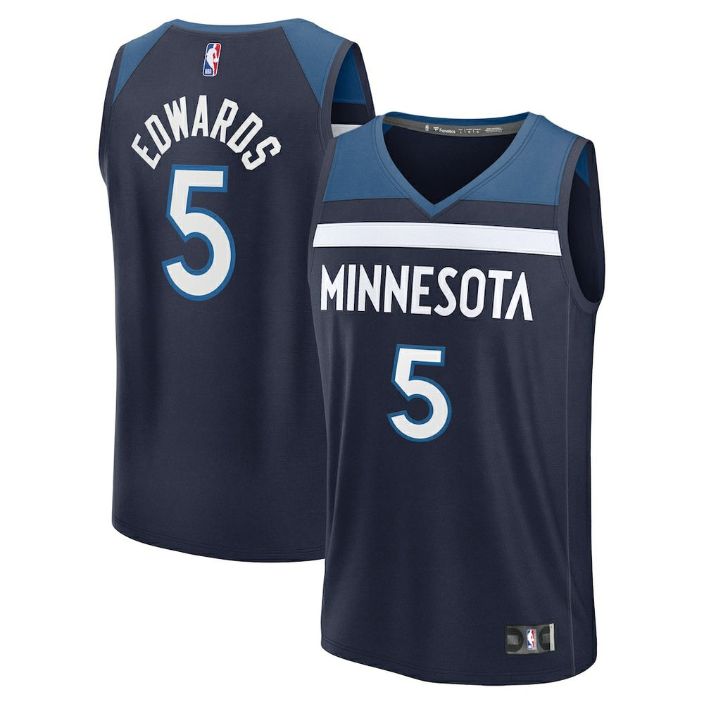 Anthony Edwards Minnesota Timberwolves Fast Break Replica Player Jersey For Sale