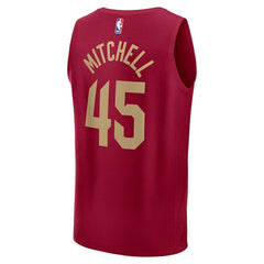 Donovan Mitchell Cleveland Cavaliers Fast Break Replica Player Jersey sale Discount