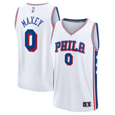Tyrese Maxey Philadelphia 76ers Fast Break Replica Player Jersey Discount