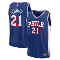 Joel Embiid Philadelphia 76ers Fast Break Replica Player Jersey For Sale
