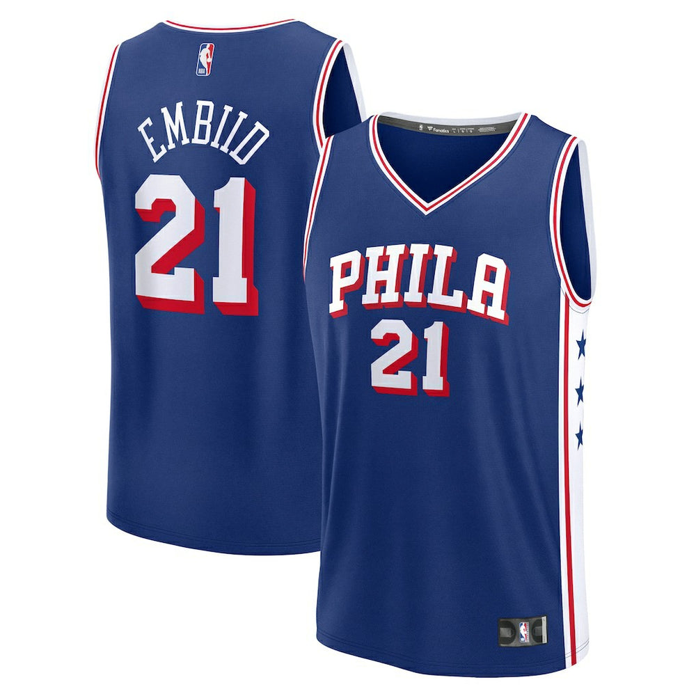 Joel Embiid Philadelphia 76ers Youth Fast Break Replica Player Jersey Outlet