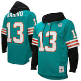 Miami Dolphins Mitchell & Ness Dan Marino Player Name & Number Hoodie Legacy Jersey