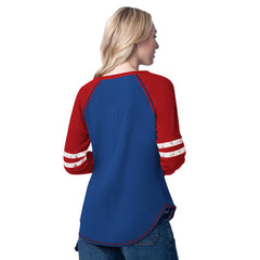 Philadelphia 76ers G-III 4Her by Carl Banks Women's Winner Waffle Knit Thermal Long Sleeve Tri-Blend T-Shirt Online
