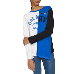 Orlando Magic Tommy Jeans Women's Amelia Color Blocked Long Sleeve T-Shirt New