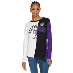 Sacramento Kings Tommy Jeans Women's Amelia Color Blocked Long Sleeve T-Shirt Outlet