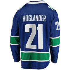 Nils Hoglander Vancouver Canucks Fanatics Home Premier Breakaway Player Jersey Blue