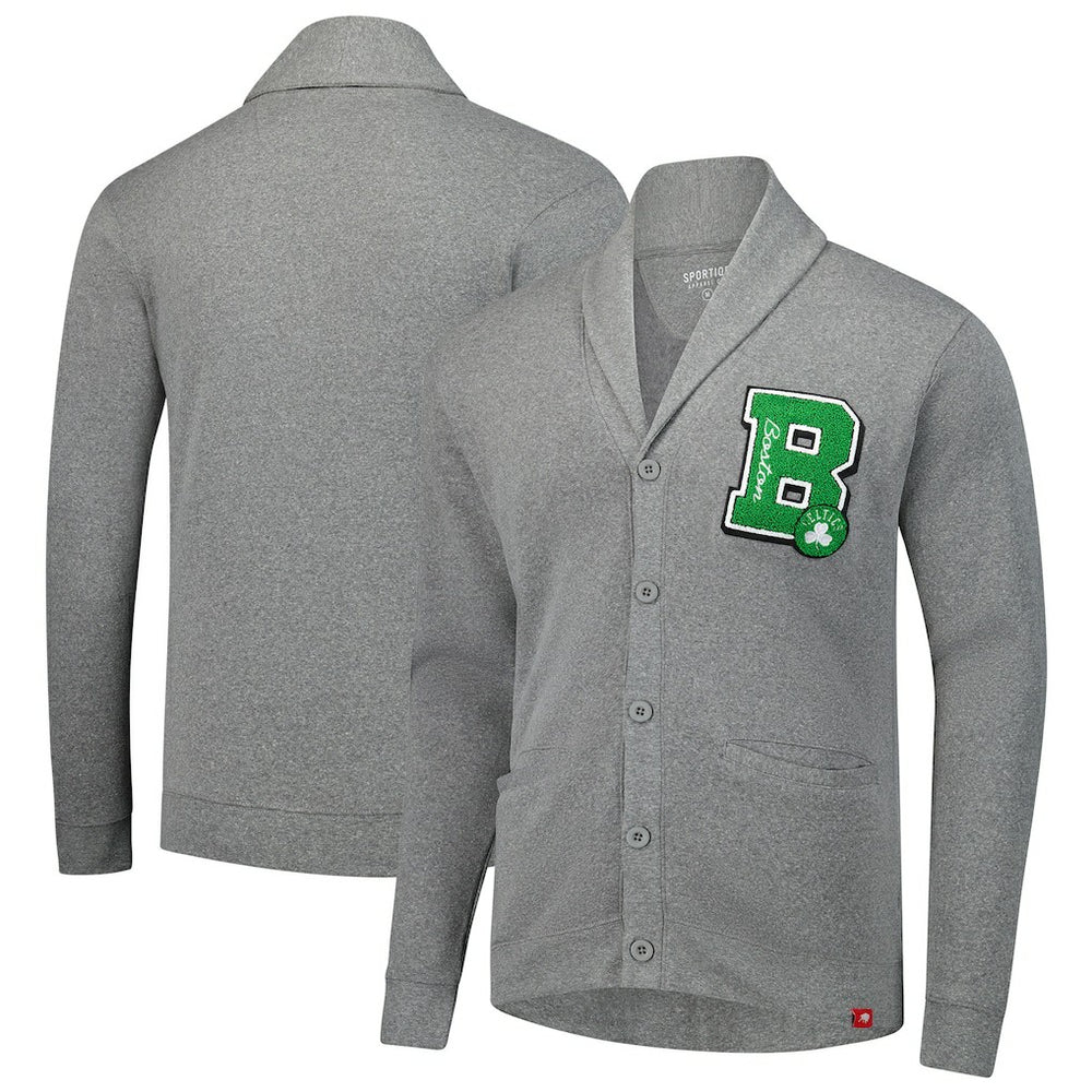 Boston Celtics Sportiqe Unisex Henshaw Full-Button Cardigan Sweater Discount