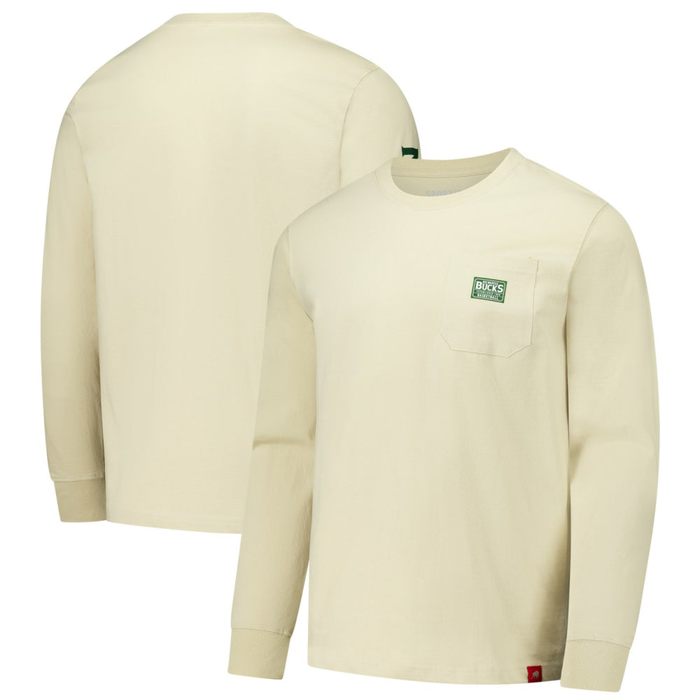 Milwaukee Bucks Sportiqe Unisex Wales Heavyweight Pocket Long Sleeve T-Shirt Discount