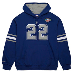 Dallas Cowboys Mitchell & Ness Emmitt Smith Retired Player Name & Number Pullover Hoodie