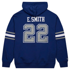 Dallas Cowboys Mitchell & Ness Emmitt Smith Retired Player Name & Number Pullover Hoodie