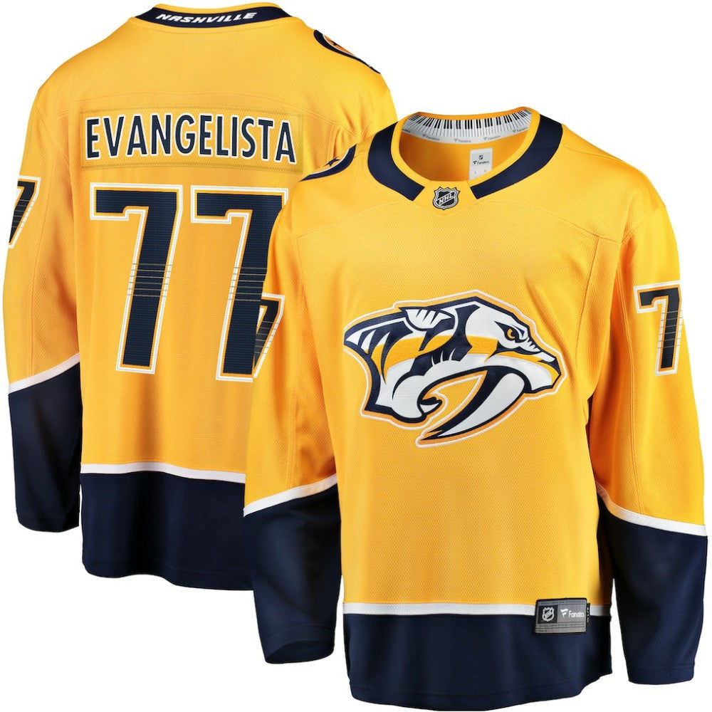 Luke Evangelista Nashville Predators Fanatics Premier Breakaway Player Jersey For Sale