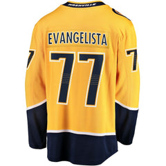 Luke Evangelista Nashville Predators Fanatics Premier Breakaway Player Jersey For Sale