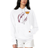 Washington Commanders G-III 4Her by Carl Banks Women's Football Logo Fleece Tri-Blend Pullover Hoodie