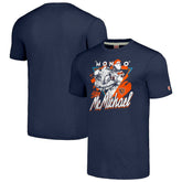 Chicago Bears Steve McMichael Homage Unisex Caricature Retired Player Tri-Blend T-Shirt