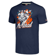 Chicago Bears Steve McMichael Homage Unisex Caricature Retired Player Tri-Blend T-Shirt