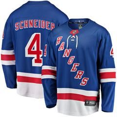 Braden Schneider New York Rangers Fanatics Home Premier Breakaway Player Jersey Discount