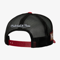 Miami Heat Hardwood Classics Blocker Foam Front Trucker Adjustable Hat For Sale