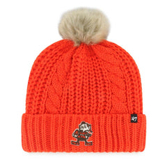 Cleveland Browns 47 brand '47 Women's Meeko Cuffed Knit Hat with Pom