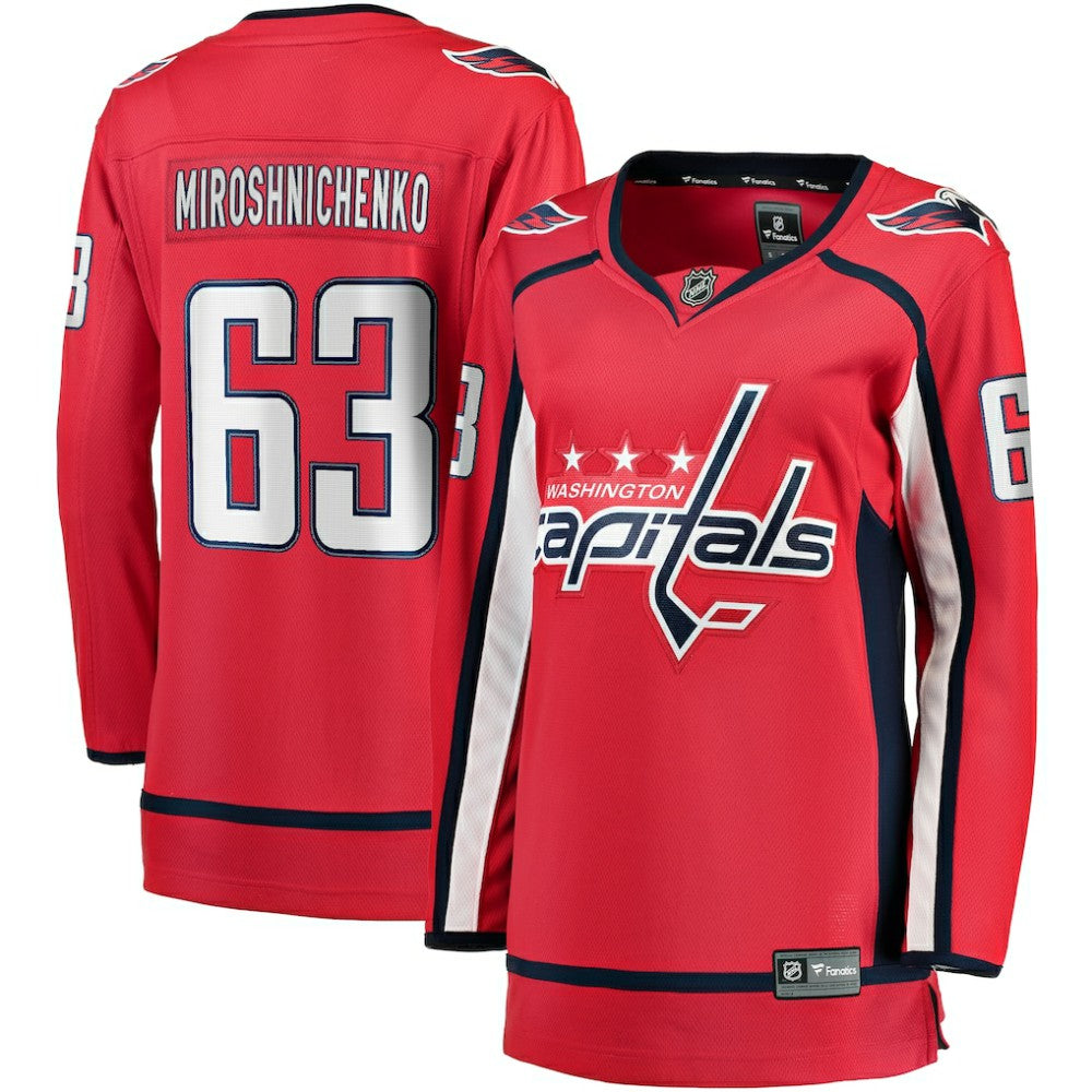 Ivan Miroshnichenko Washington Capitals Fanatics Women's Breakaway Jersey Outlet