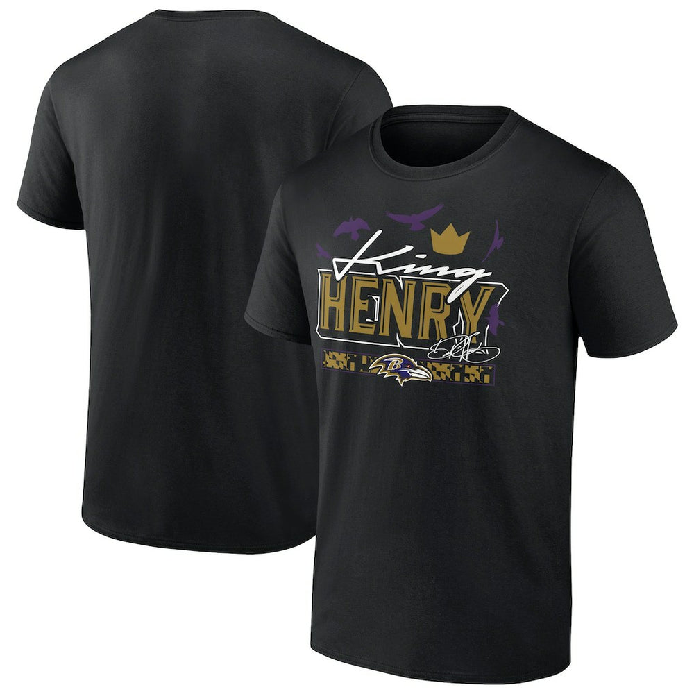 Baltimore Ravens Derrick Henry King Henry's Crown T-Shirt