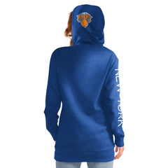 New York Knicks G-III 4Her by Carl Banks Women's Base Coach Pullover Hoodie Discount
