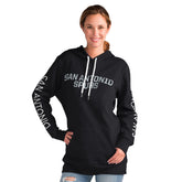 San Antonio Spurs G-III 4Her by Carl Banks Women's Base Coach Pullover Hoodie Outlet