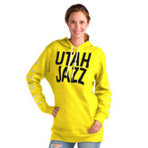 Utah Jazz G-III 4Her by Carl Banks Women's Base Coach Pullover Hoodie On Sale