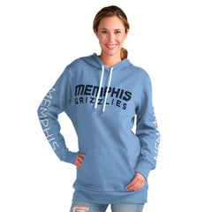 Memphis Grizzlies G-III 4Her by Carl Banks Women's Base Coach Pullover Hoodie New