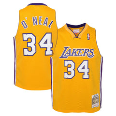 Shaquille O'Neal Los Angeles Lakers Youth 1999/00 Hardwood Classics Swingman Jersey New