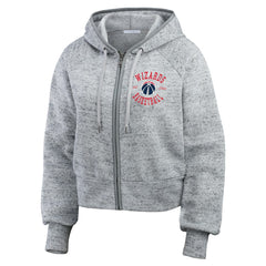 Washington Wizards WEAR by Erin Andrews Women's Speckled Radiator Full-Zip Hoodie Online