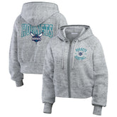 Charlotte Hornets WEAR by Erin Andrews Women's Speckled Radiator Full-Zip Hoodie Online