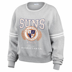 Phoenix Suns WEAR by Erin Andrews Women's French Terry Pullover Sweatshirt On Sale