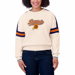 Phoenix Suns WEAR by Erin Andrews Women's Stripe Pullover Sweater Online