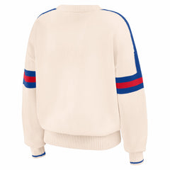 Philadelphia 76ers WEAR by Erin Andrews Women's Stripe Pullover Sweater Online