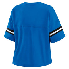 Orlando Magic WEAR by Erin Andrews Women's Color Block Boxy V-Neck T-Shirt On Sale