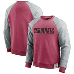 Arizona Cardinals Fanatics Darius Rucker Collection Colorblock Pullover Sweatshirt