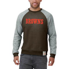 Cleveland Browns Fanatics Darius Rucker Collection Colorblock Pullover Sweatshirt