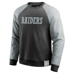 Las Vegas Raiders Fanatics Darius Rucker Collection Colorblock Pullover Sweatshirt