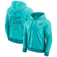 Miami Dolphins Fanatics Darius Rucker Collection Tonal Knit Pullover Hoodie