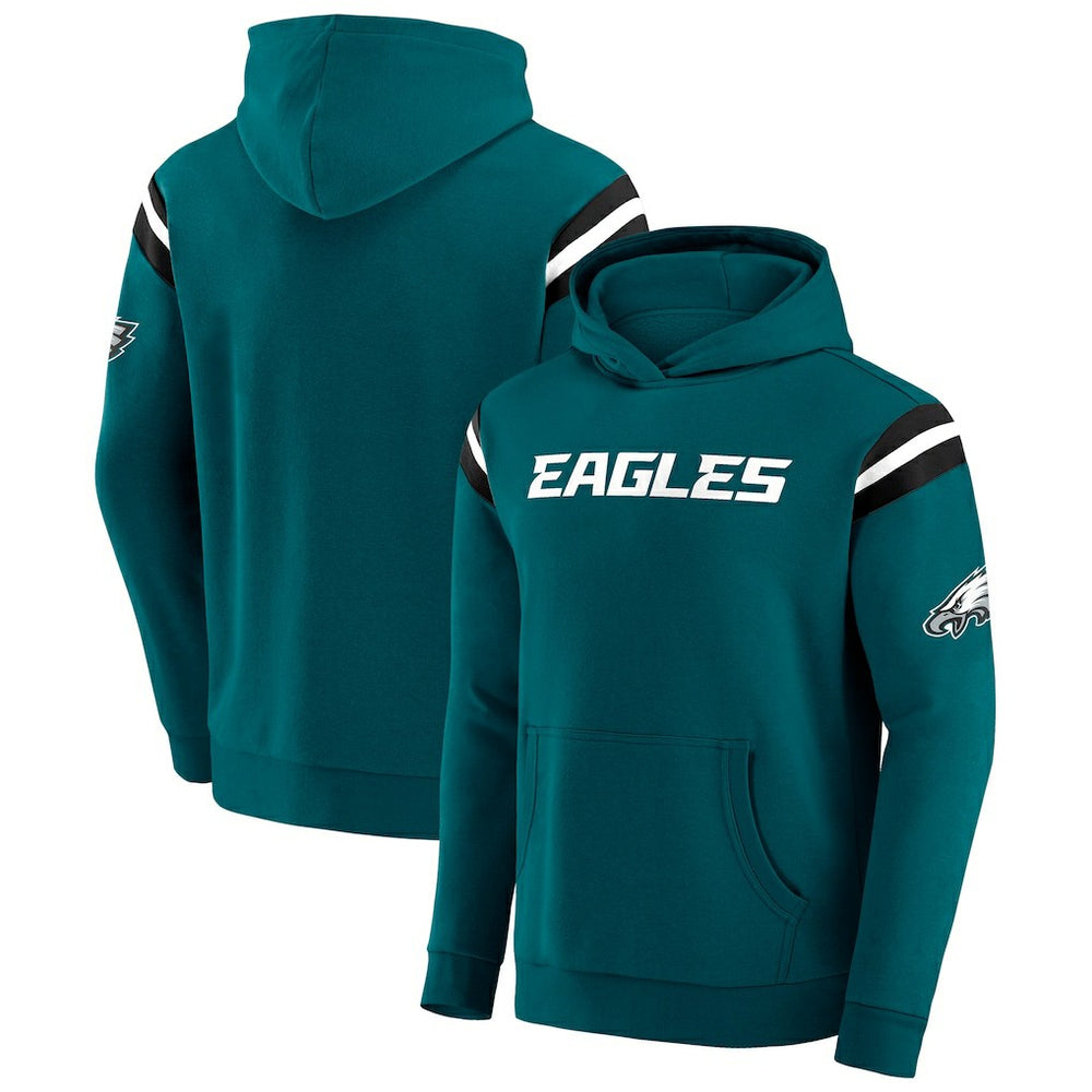 Philadelphia Eagles Fanatics Darius Rucker Collection Football Washed Pullover Hoodie
