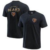 Chicago Bears Fanatics Darius Rucker Collection Washed Henley T-Shirt