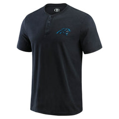 Carolina Panthers Fanatics Darius Rucker Collection Washed Henley T-Shirt