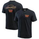 Washington Commanders Fanatics Darius Rucker Collection Washed Henley T-Shirt