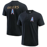 Tennessee Titans Fanatics Darius Rucker Collection Washed Henley T-Shirt