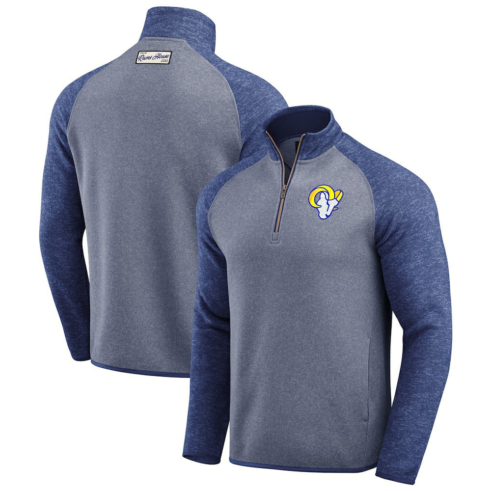 Los Angeles Rams Fanatics Darius Rucker Collection Tonal Quarter-Zip Jacket