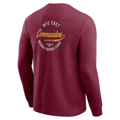 Washington Commanders Fanatics Darius Rucker Collection Washed Waffle-Knit Long Sleeve T-Shirt