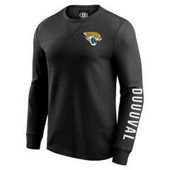 Jacksonville Jaguars Fanatics Darius Rucker Collection Washed Waffle-Knit Long Sleeve T-Shirt