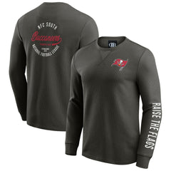 Tampa Bay Buccaneers Fanatics Darius Rucker Collection Washed Waffle-Knit Long Sleeve T-Shirt