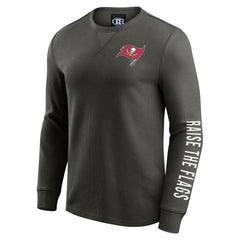 Tampa Bay Buccaneers Fanatics Darius Rucker Collection Washed Waffle-Knit Long Sleeve T-Shirt